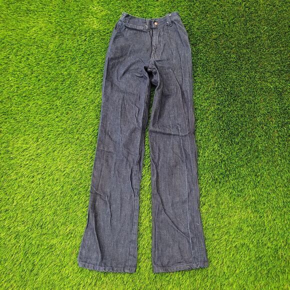 Vintage 80s Moodys-Goose Jeans Womens 00 22x34 Flared - Picture 1 of 16